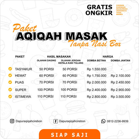 dapur aqiqah brebes tegal