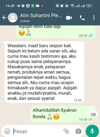 dapur aqiqah brebes tegal