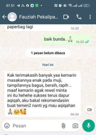 dapur aqiqah brebes tegal